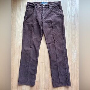 GAP Men's Corduroy Pants in Rich Brown 35x32